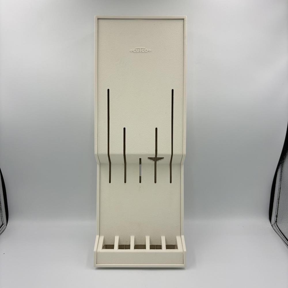 Cutco Knife Holder White Plastic Wall‎ Mount Drawer Tray 1720 USA Made Kitchen